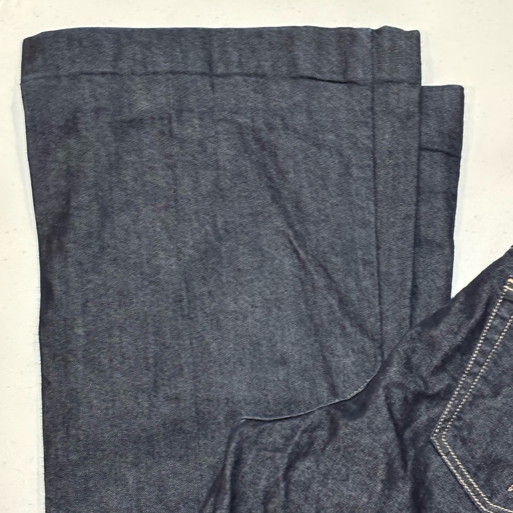 David Kahn Dark Wash Denim Jeans, Wide Leg, Women’s  30 - Picture 5 of 8